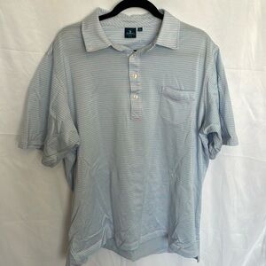 Fairway & Greene Striped XL Polo Short Sleeve Collared Shirt Golf Outdoor Sport